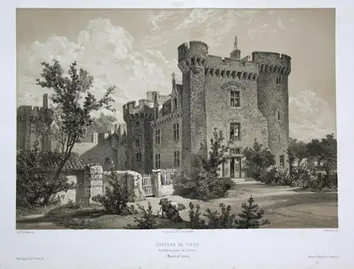 Chateau de Tigne / Arrond. Saumur / Maine et Loire / Anjou