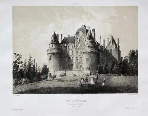 Chateau de Brissac / Arrond. d'Angers / Maine et Loire / Anjou