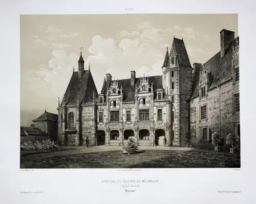 Chateau du Rochier de Mesanger / Arrond. de Laval / Mayenne / Maine