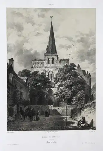 Eglise de Nantilly / a Saumur / Maine et Loire / Anjou