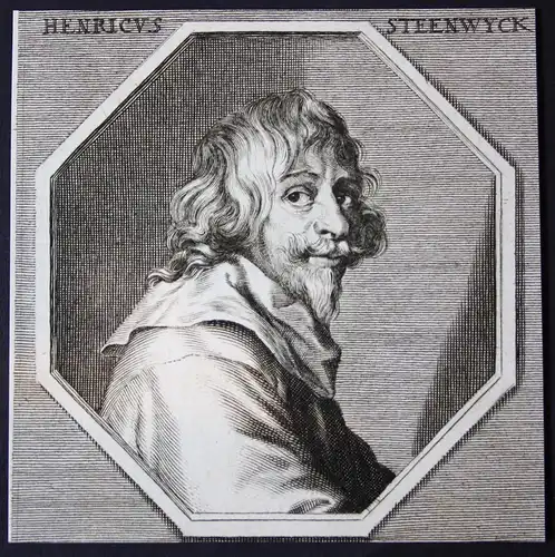 Henricus Steenwyck - Hendrick van Steenwyck Niederlande Maler painter Kupferstich etching Portrait