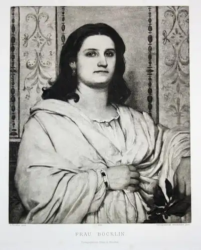 Frau Böcklin - Frau Böcklin woman wife Ehefrau Arnold Portrait