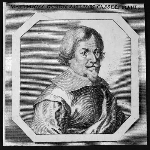 Matthaeus Gundelach von Cassel - Matthäus Gundelach Maler painter Graphiker graphic Kupferstich etching Portr