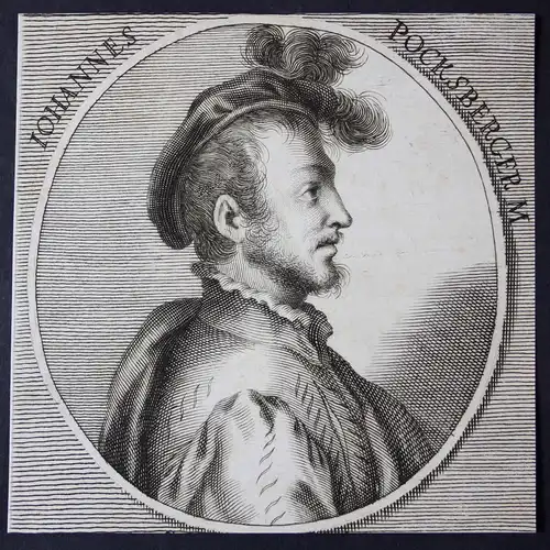 Iohannes Pocksberger - Hans Bocksberger Bocksperger Maler painter Kupferstich etching Portrait