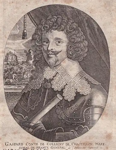 Gaspard conte de Colligny de Chastillon - Gaspard III de Coligny (1584-1646) Chatillon Portrait