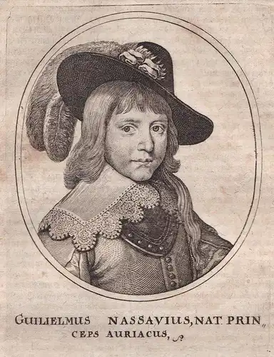 Guilielmus Nassavius - Willem II van Oranje (1626-1650) Prins Potrait