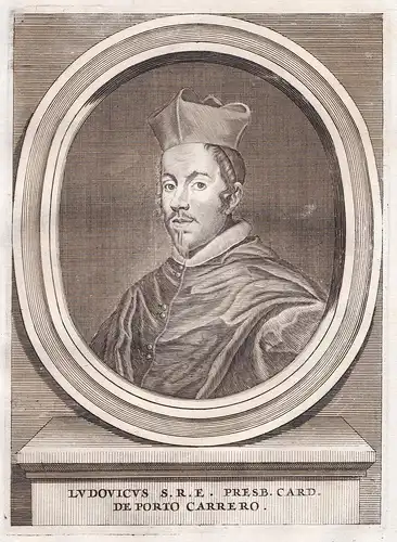 Ludovicus S.R.E. Presb. Card. de Porto Carrero - Luis Fernandez Portocarrero (1635-1709) Cardinal archbishop T