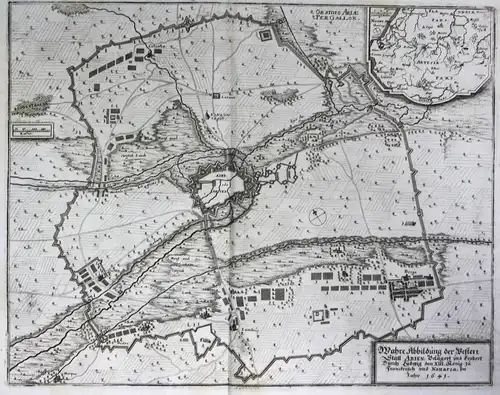 Wahre Abbildung der Vesten Statt Arien, Belägert und erobert durch Ludwig XIII. König zu Franckreych und Nav