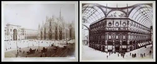 Milano - Piazza del Duomo e Arco della Galleria Vittorio Emanuele / Ottagono della Galleria Vittorio Emanuele