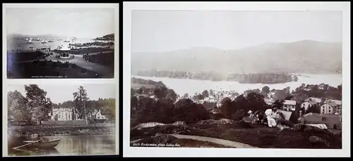 Windermere, from Briskey How / Rothesay Bay / Abbotsford, from the river