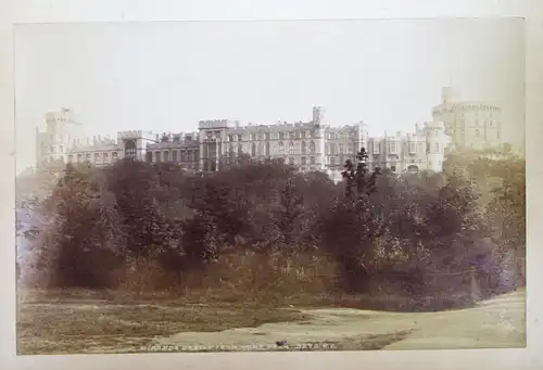 Windsor Castle from Home Pank. / England / Great Britain / Großbritannien / Schloss