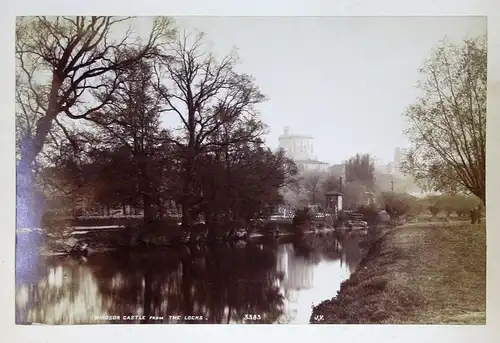 Windsor Castle from the Locks / England / Great Britain / Großbritannien / Schloss