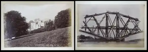 The Forth Railway Brigde, Edinburgh / Kinfauns Castle, Perth / Scotland / Schottland / England / Great Britain