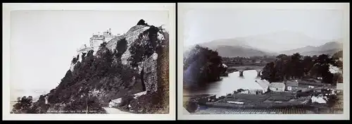 Stirling Castle from the back walk / Gallander Brigde and Ben Ledi / Scotland / Schottland / Great Britain / E