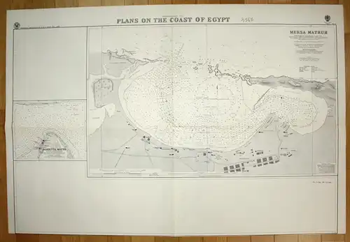 Mediterranean Sea - Plans on the Coast of Egypt - Mersa Matruh