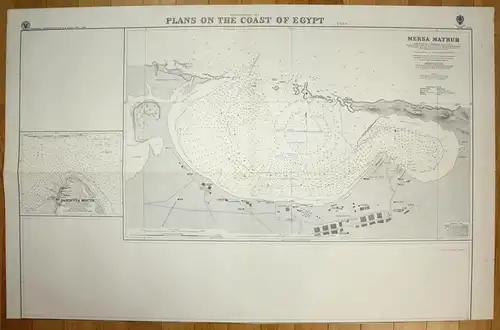 Mediterranean Sea - Plans on the Coast of Egypt - Mersa Matruh