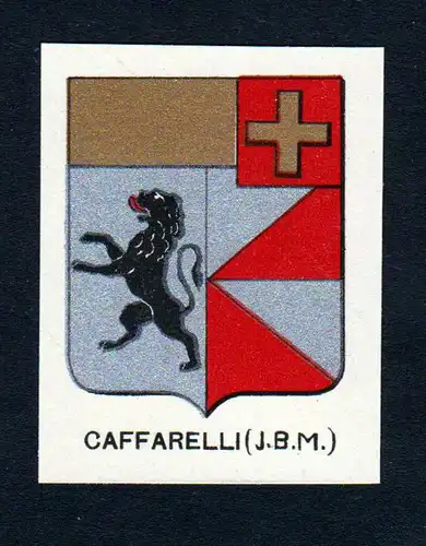 Caffarelli (J. B. M.) - Caffarelli Wappen Adel coat of arms heraldry Lithographie  blason