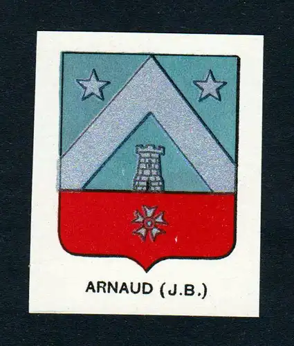 Arnaud - Arnaud Wappen Adel coat of arms heraldry Lithographie  blason