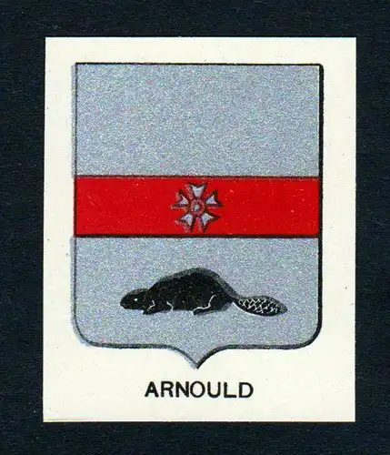 Arnould - Arnould Wappen Adel coat of arms heraldry Lithographie  blason