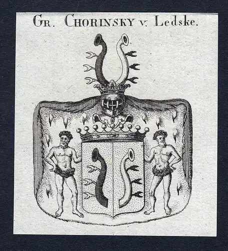 Gr. Chorinsky v. Ledske - Chorinsky von Ledske Choristi z Ledske Chorynsky von Ledska Wappen Adel coat of arms