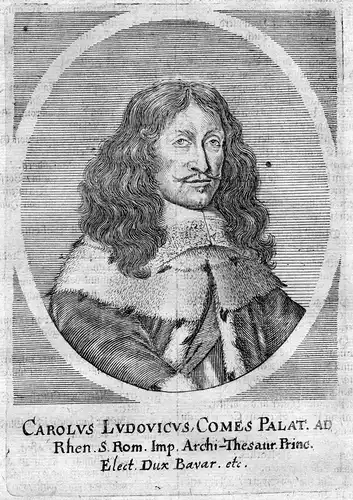 Carolus Ludovicus - Karl I Ludwig Pfalz (1617-1680) Pfalzgraf Rhein Kurfürst Heidelberg Portrait