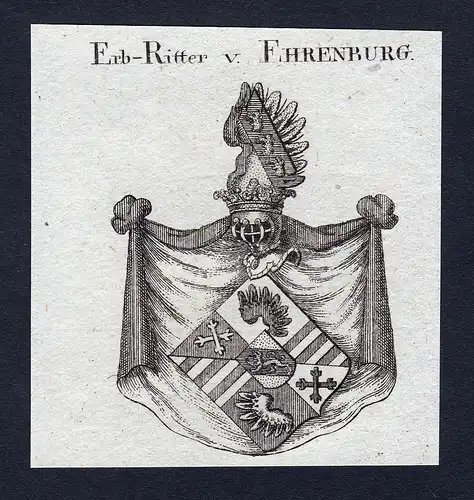 Erb-Ritter v. Ehrenburg - Ehrenburg Wappen Adel coat of arms heraldry Heraldik