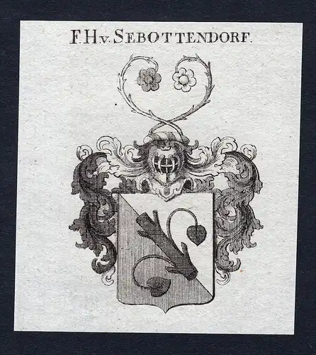 F.H. v. Sebottendorf - Sebottendorf Sebottendorff Wappen Adel coat of arms heraldry Heraldik