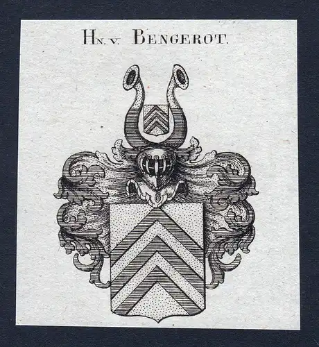 Hn. v. Bengerot - Bengerot Wappen Adel coat of arms heraldry Heraldik