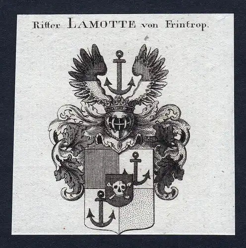 Ritter Lamotte von Frintrop - Lamotte Frintrop Frintropp Wappen Adel coat of arms heraldry Heraldik