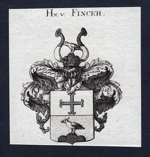 Hn. v. Finckh - Finckh Rom Deutschland Wappen Adel coat of arms heraldry Heraldik