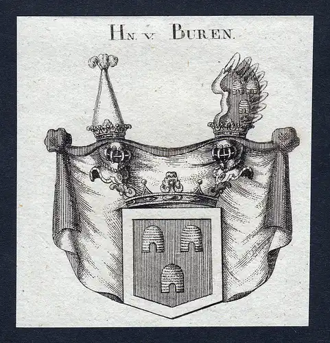 Hn. v. Buren - Buren Wappen Adel coat of arms heraldry Heraldik