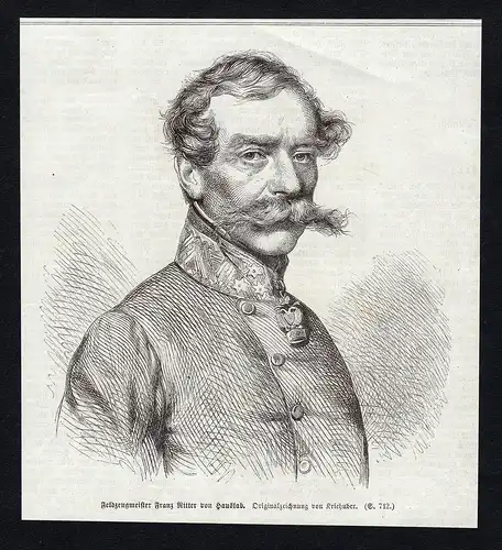 Feldzeugmeister Franz Ritter von Hauslab.