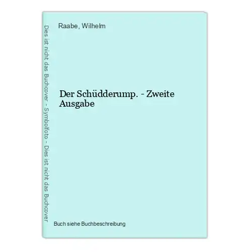 Der Schüdderump. - Zweite Ausgabe