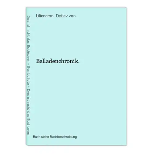 Balladenchronik.