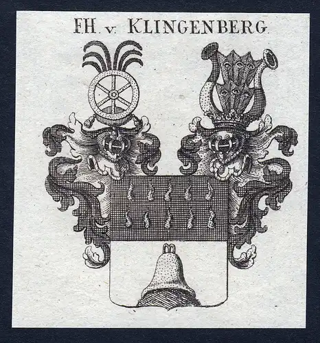 F.H. v. Klingenberg - Klingenberg Süddeutschland Wappen Adel coat of arms heraldry Heraldik