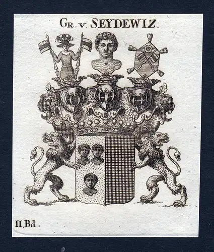 Gr. v. Seydewiz - Seydewiz Seydewitz Meißen Wappen Adel coat of arms heraldry Heraldik