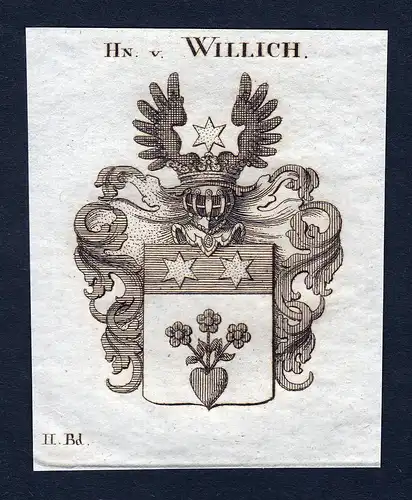 Hn. v. Willich - Willich Nordrhein-Westfalen Wappen Adel coat of arms heraldry Heraldik