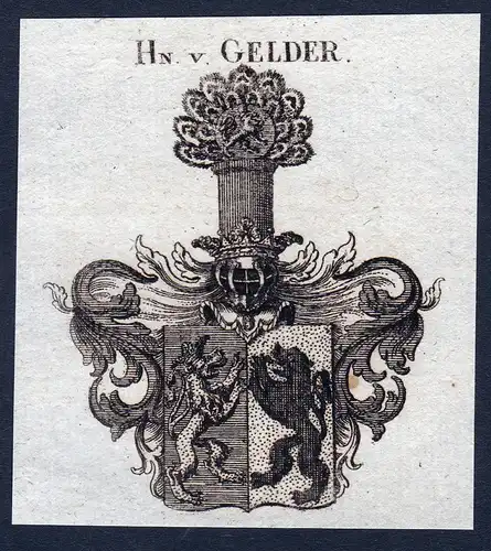 Hn. v. Gelder - Gelder Wappen Adel coat of arms heraldry Heraldik