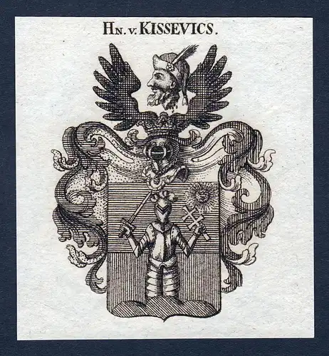 Hn. v. Kissevics - Kissevics Wappen Adel coat of arms heraldry Heraldik
