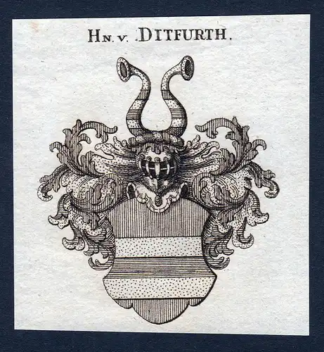 Hn. v. Ditfurth - Ditfurth Sachsen-Anhalt Wappen Adel coat of arms heraldry Heraldik