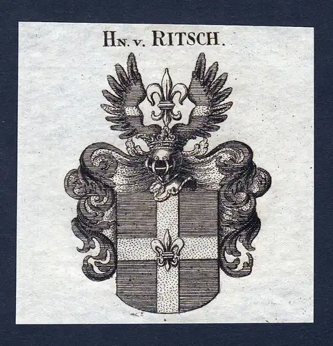 Hn. v. Ritsch - Ritsch Wappen Adel coat of arms heraldry Heraldik