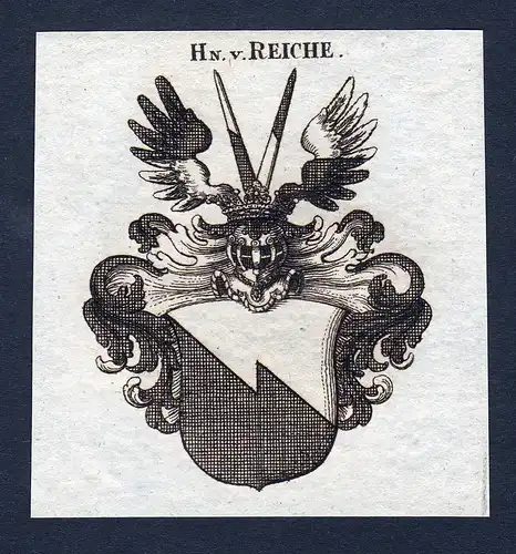 Hn. v. Reiche - Reiche Wappen Adel coat of arms heraldry Heraldik