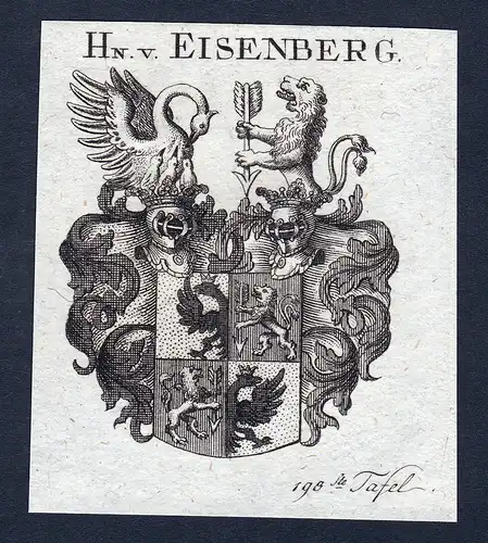 Hn. v. Eisenberg - Eisenberg Eißenberg Wappen Adel coat of arms heraldry Heraldik