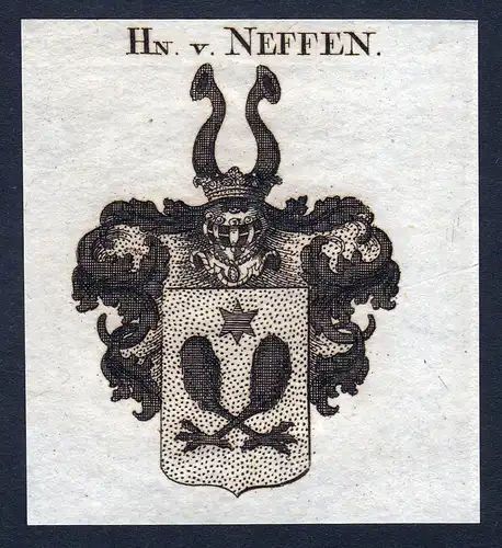 Hn. v. Neffen - Neffen Wappen Adel coat of arms heraldry Heraldik
