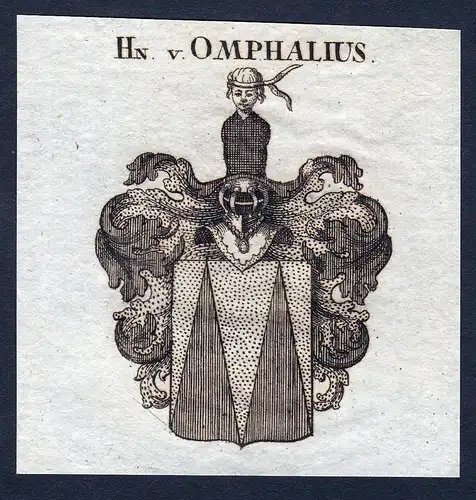 Hn. v. Omphalius - Omphalius Wappen Adel coat of arms heraldry Heraldik
