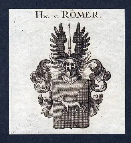 Hn. v. Römer - Römer Meißen Wappen Adel coat of arms heraldry Heraldik