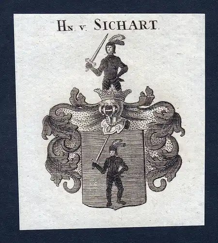 Hn. v. Sichart - Sichart Wappen Adel coat of arms heraldry Heraldik