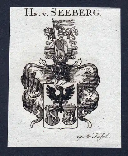 Hn. v. Seeberg - Seeberg Wappen Adel coat of arms heraldry Heraldik