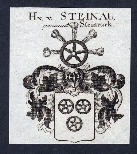 Hn. v. Steinau - Steinau Wappen Adel coat of arms heraldry Heraldik