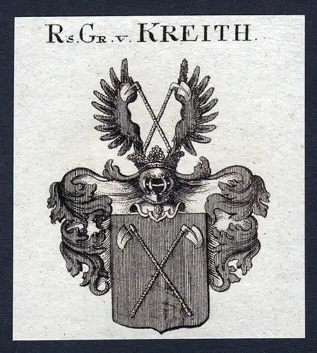 Rs. Gr. v. Kreith - Kreith Wappen Adel coat of arms heraldry Heraldik